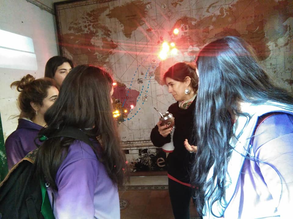 Visita de estudiantes del Ipet 76 Gustavo Rieman de Villa Rumipal